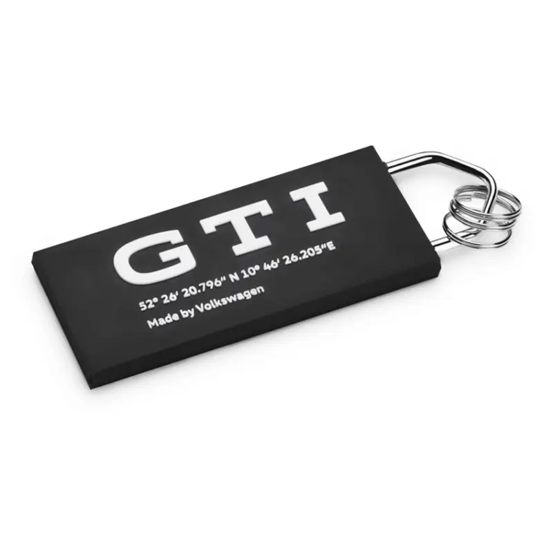Original VW Schlüsselanhänger GTI Anhänger 2D Motiv Schlüsselring Keyring 5HV087013 Knallerangebot