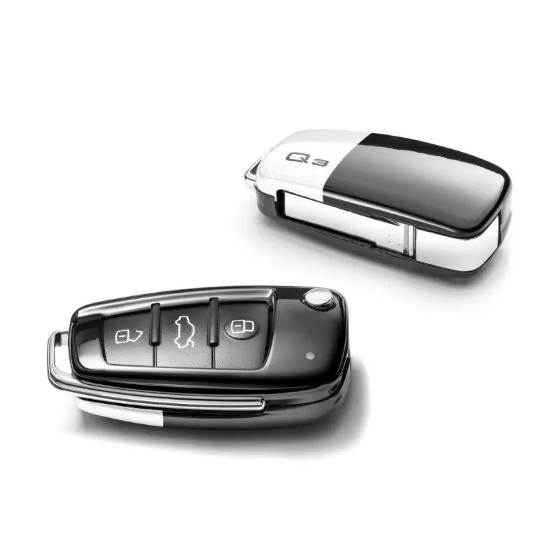 Neue Ware Audi Q3 Schlüsselblende Original Key Cover Schlüssel gletscherweiß/brillantschwarz