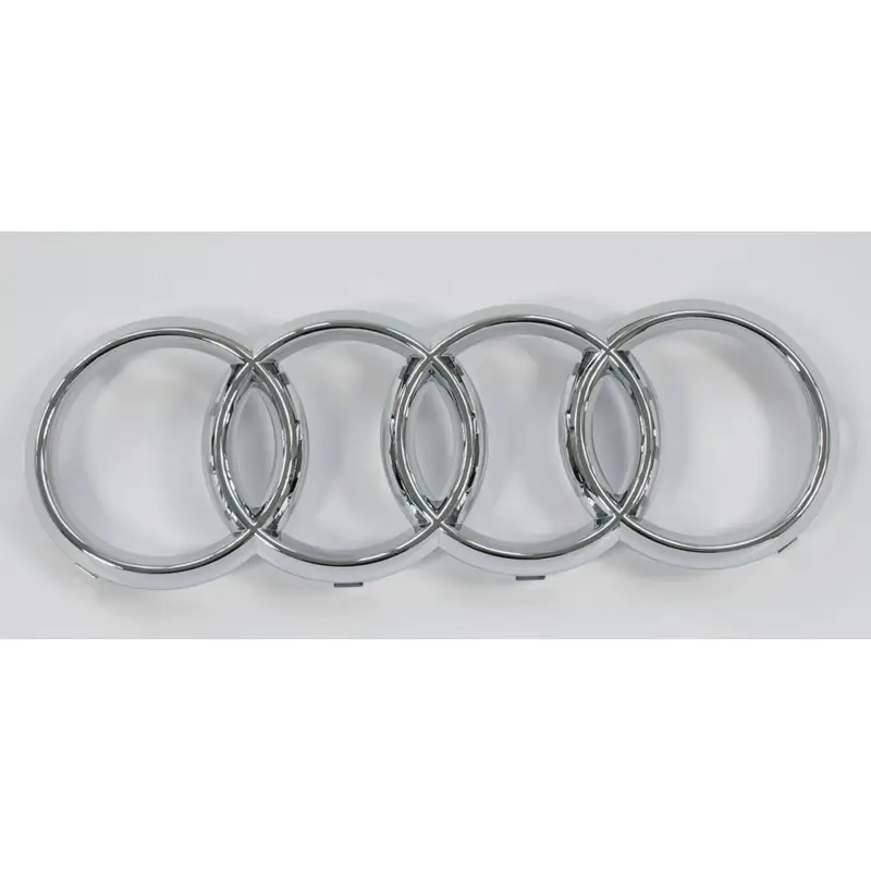 Original Audi Zeichen vorn Kühlergrill Logo Audi Ringe chrom Finale Aktion