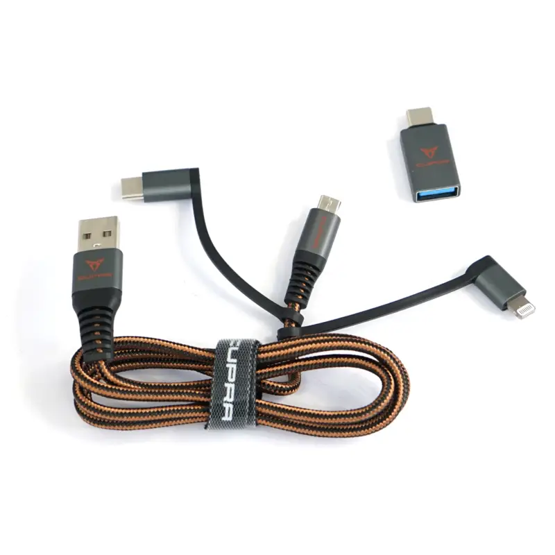 Original Seat CUPRA 3-in-1 Anschlusskabel USB Adapter Kabel Adapterkabel 000051444AR Top-Preis