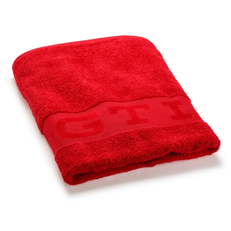 Begrenztes Angebot Original VW Strandtuch GTI Badetuch Handtuch Badelaken 180x80cm rot 5HV084500645