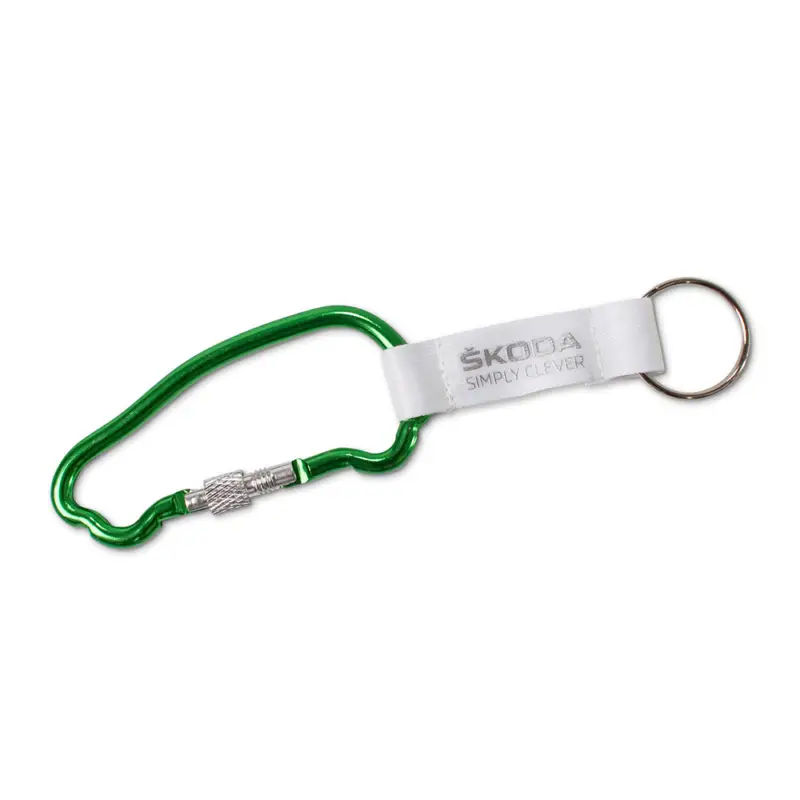 Jetzt Kaufen Original Skoda Schlüsselanhänger Karabiner Autoform Anhänger Metallkarabiner