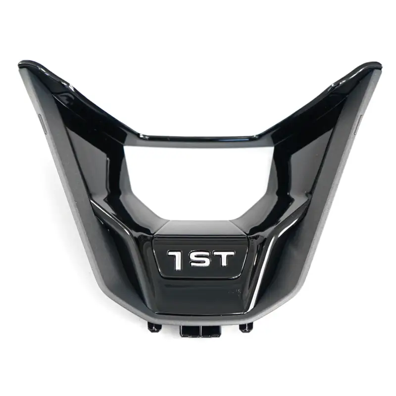 Original VW 1st Edition Blende Lenkrad MFL Tuning Clip Plakette schwarz chrom/grau Neuheit