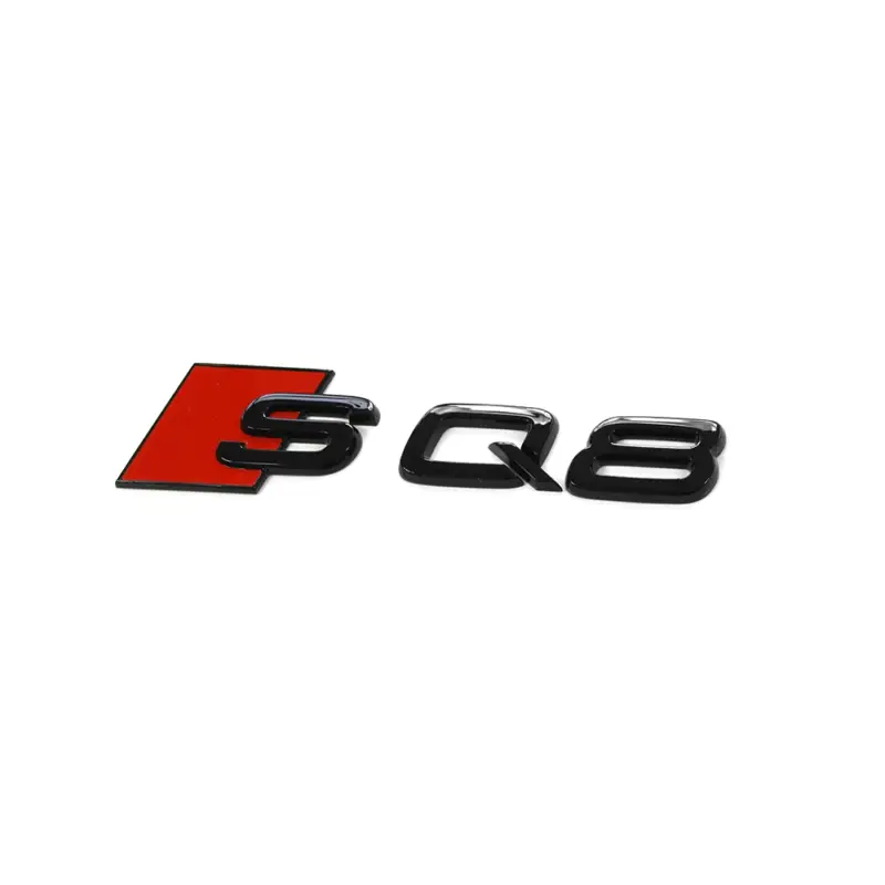 Kracherpreis Original Audi SQ8 Schriftzug schwarz Aufkleber Heckklappe Black Edition Emblem 4M8071804