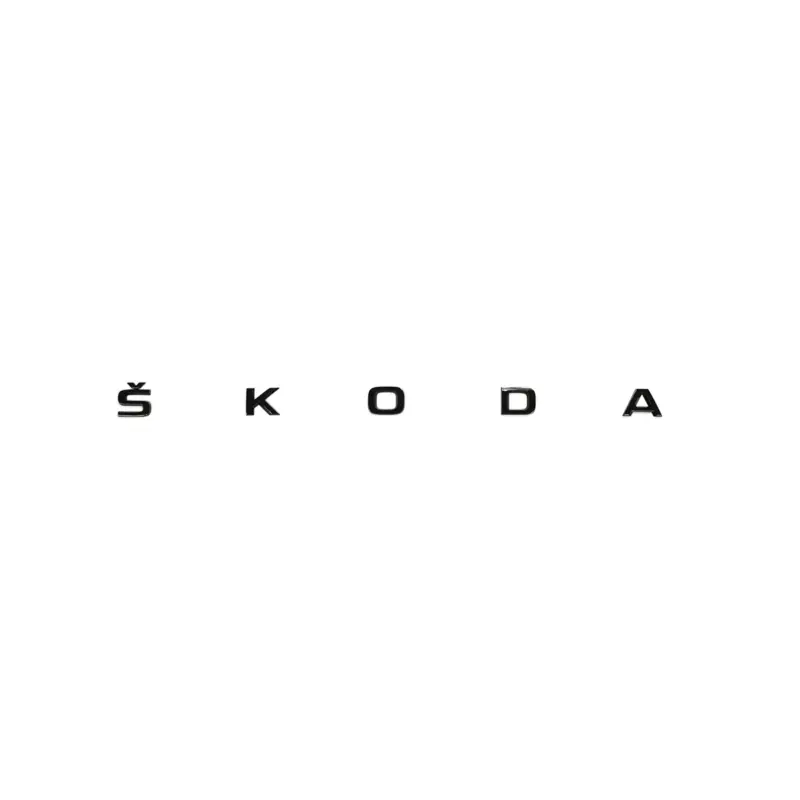 Billig Original Skoda Schriftzug schwarz Heckklappe Emblem Buchstaben Blackline Logo