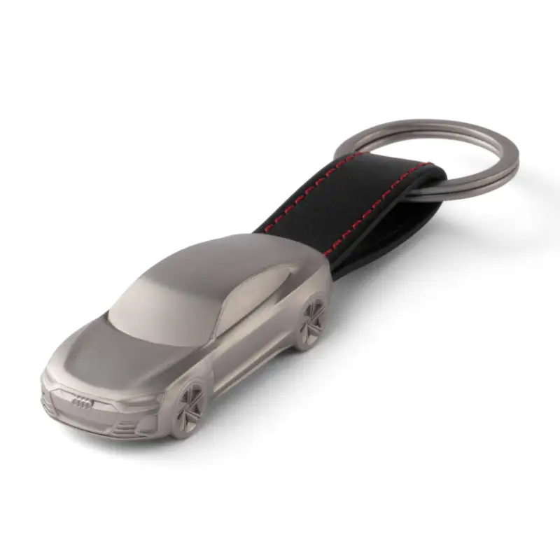 Letzte Chance Original Audi e-tron GT Schlüsselanhänger Skulptur Edelstahl Anhänger Keyring Miniatur 3182100100
