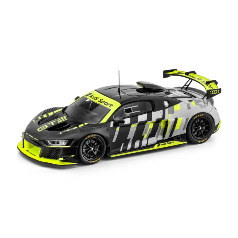 Super-Preis Original Audi Sport Modellauto R8 LMS GT2 Modell 1:43 Miniatur schwarz/gelb 5022000231