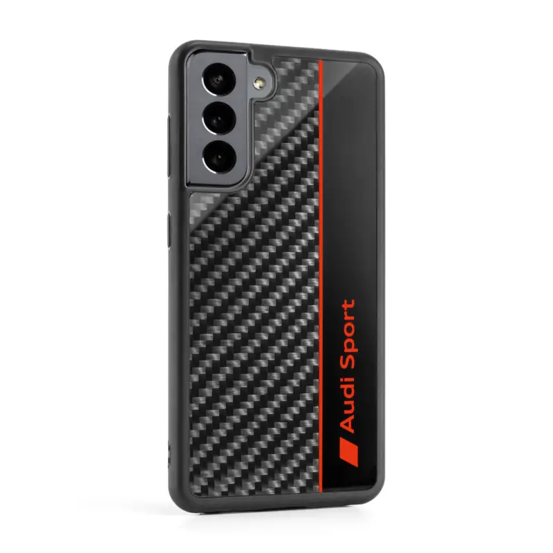 Preiswert Original Audi Sport Smartphone Case Cover Hülle Handy Samsung Galaxy S21 Logo grau 3222100201