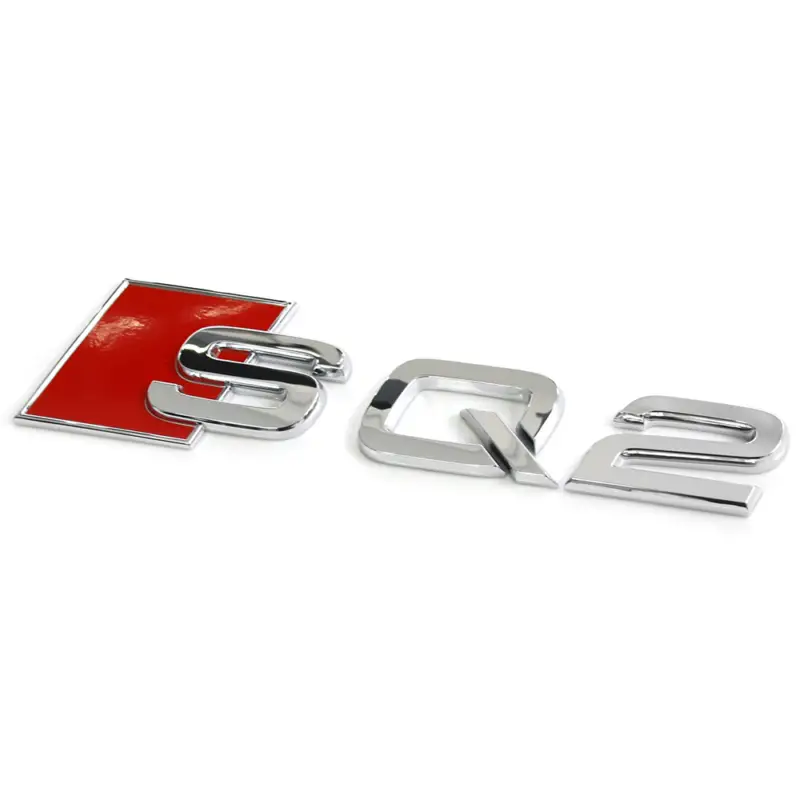 Original Audi SQ2 Schriftzug hinten Heckklappe Emblem Logo Tuning chrom Sonderangebot