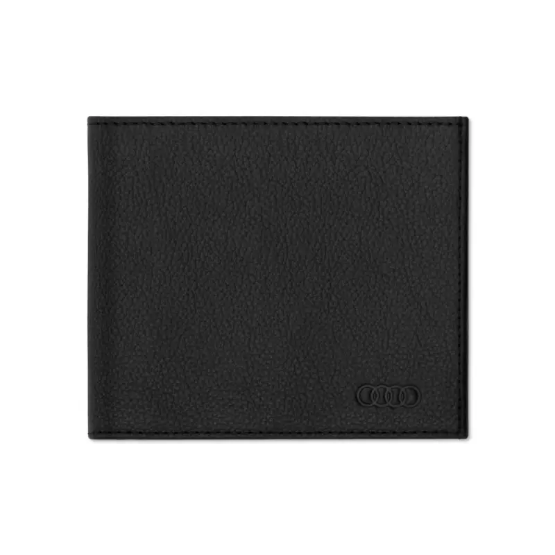 Sichere Zahlung Original Audi Geldbörse Leder Herren Brieftasche RFID-Schutz Portemonnaie schwarz 3152100900