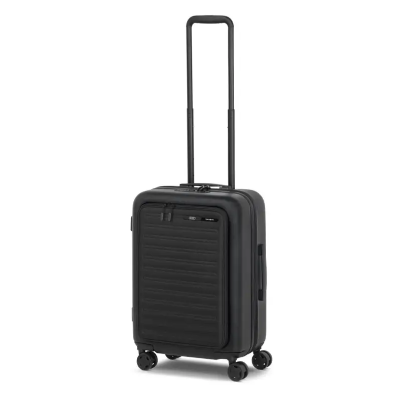 Markenware Original Audi Bordtrolley Trolley Hartschalenkoffer Kabinengepäck Reisekoffer schwarz 3152100600