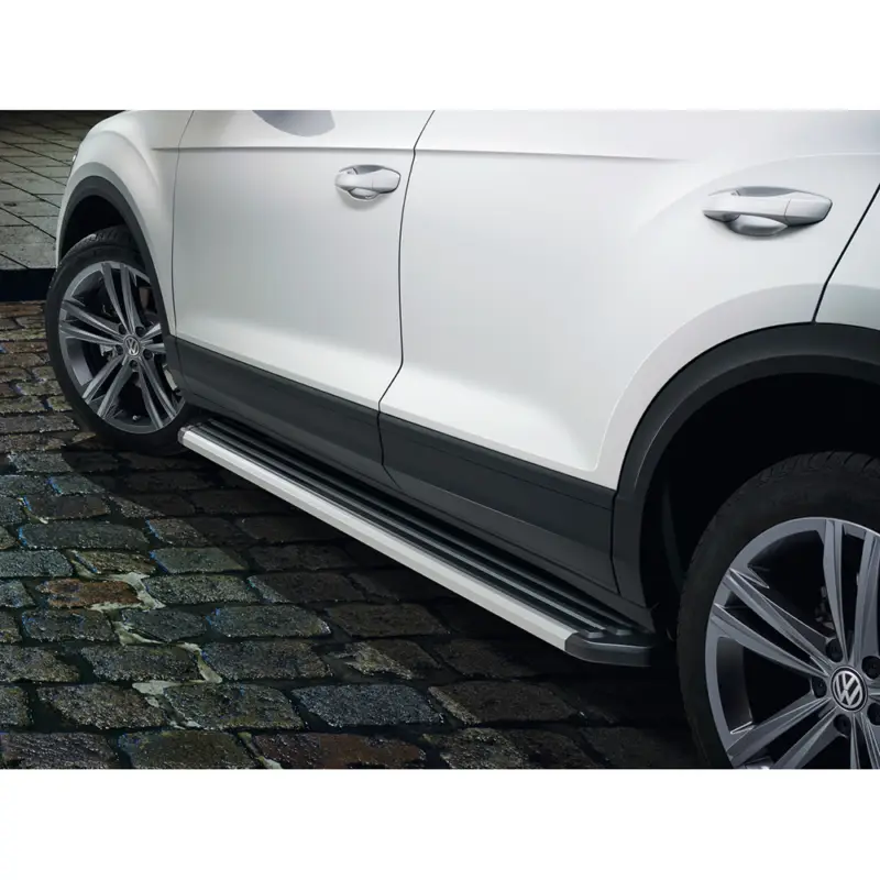Billig Original VW T-Roc Aluminium Trittbrett Set Seitenschweller Trittleiste Offroad