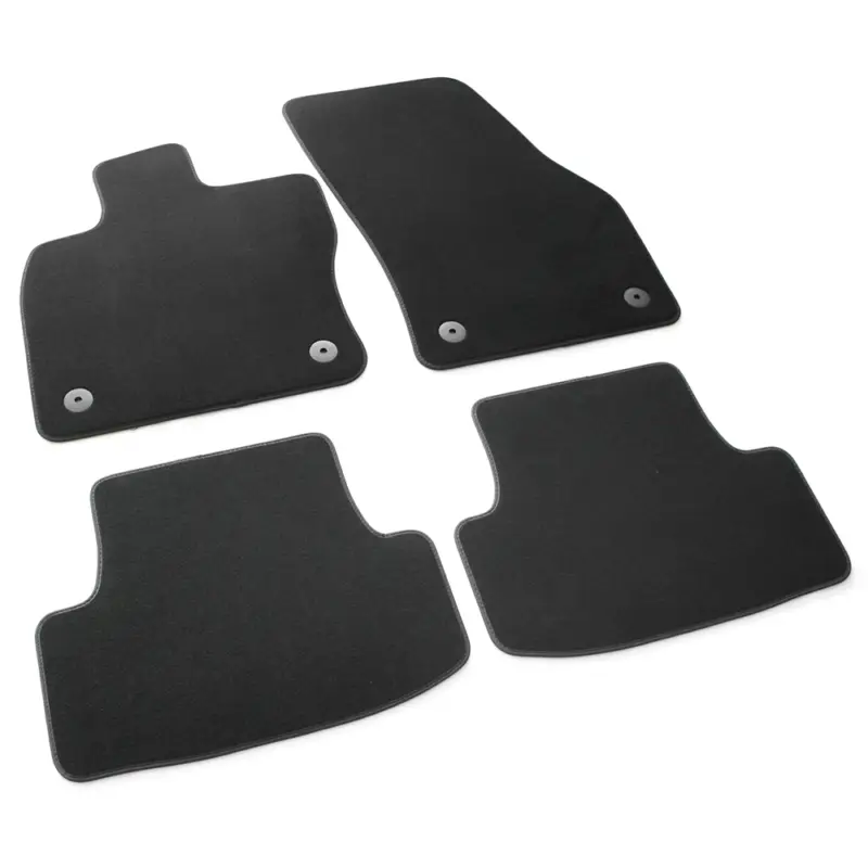 Rabatt Original Seat Ateca Textil Fußmatten Satz v+h Velours Matten schwarz