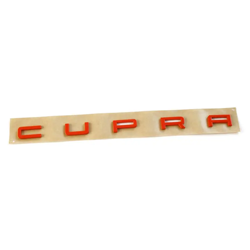 Online Kaufen Original Seat Leon (5F) Cupra Schriftzug hinten Heckklappe Tuning Emblem orange