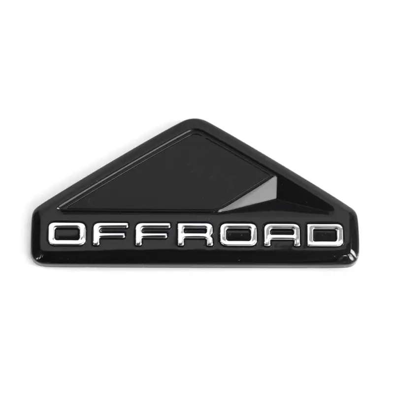 Aktuell Original VW Offroad Plakette seitlich Logo Emblem satinschwarz chromglanz