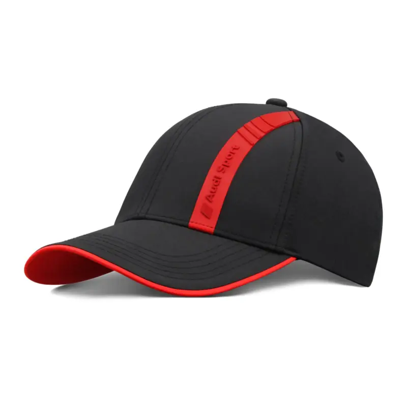 Original Audi Sport Basecap Baseballkappe Cap Kappe Mütze schwarz/rot 3132102200 Schnäppchen