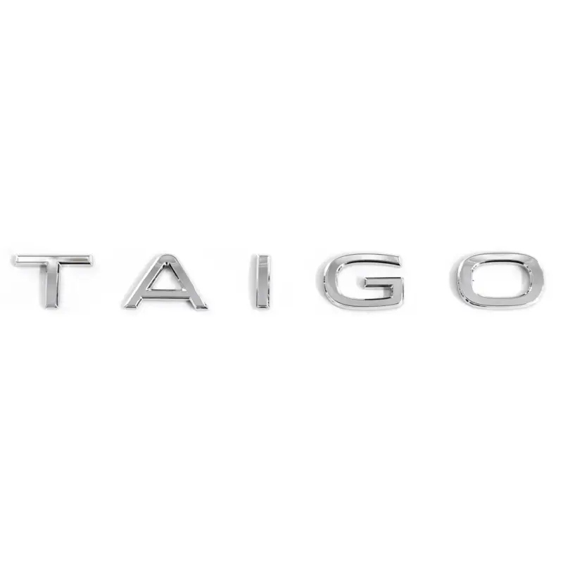 Nur Für Kurze Zeit Original VW Taigo Schriftzug Aufkleber Emblem Heckklappe Logo chrom glänzend