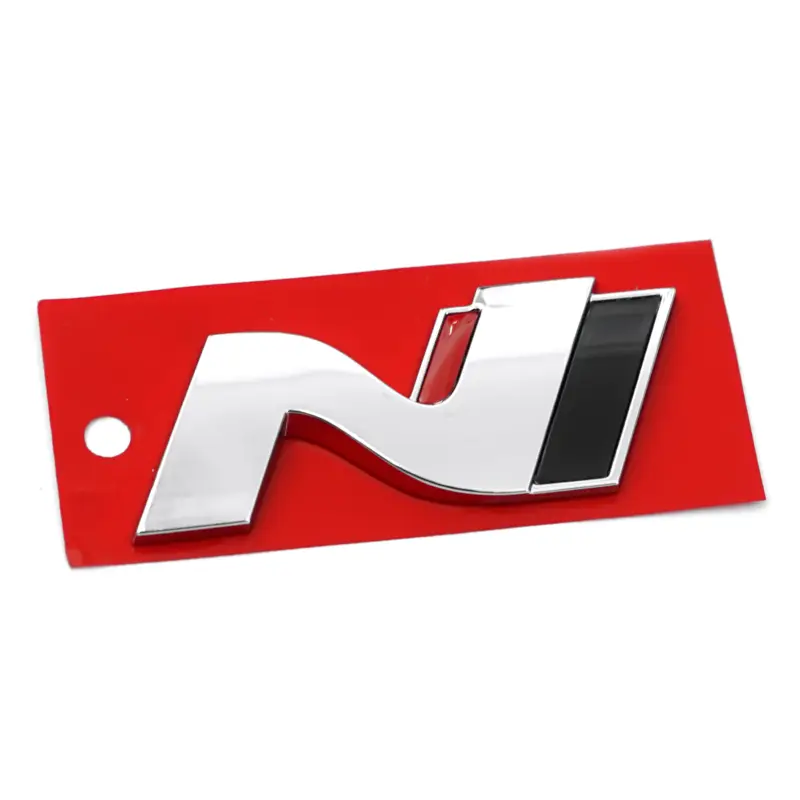 Nur Heute Original Hyundai Kona N Schriftzug Aufkleber Heckklappe Emblem Logo chrom 86311K9100