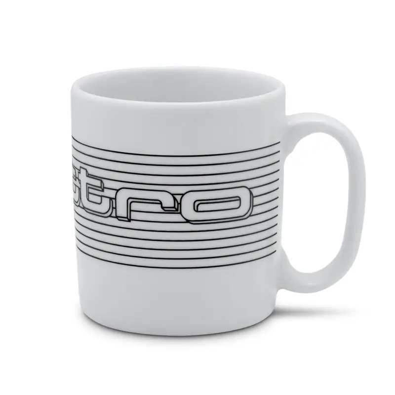 Meistverkauft Original Audi Sport Tasse Quattro Kaffeetasse Teetasse Porzellan weiß 3292200200