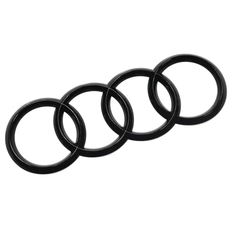 Original Audi A7 S7 RS7 Ringe Zeichen Heckklappe Black Edition Emblem Blackline Logo schwarz Günstig