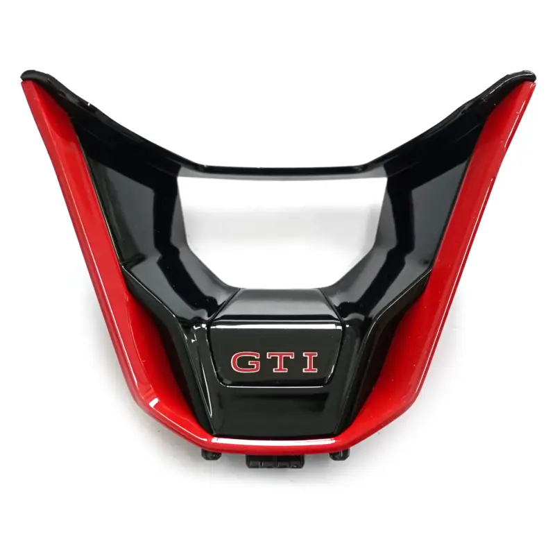 Original VW GTI Blende Lenkrad Rahmen Tuning Clip Plakette schwarz/rot Letzte Chance