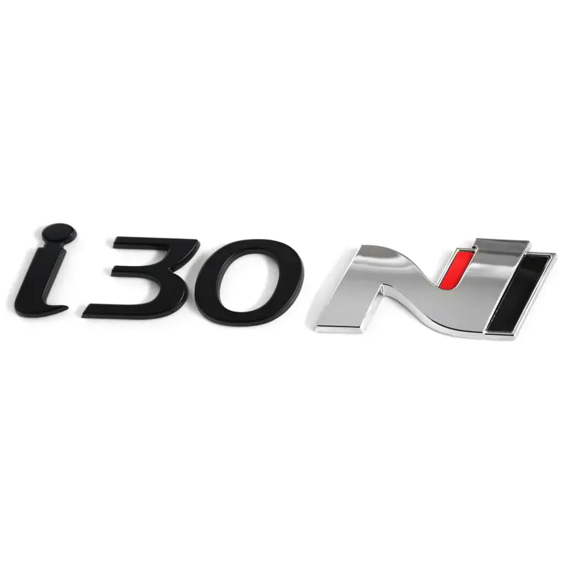 Günstig Original Hyundai i30N Schriftzug Aufkleber Heckklappe Emblem Logo schwarz/rot 86320S0750