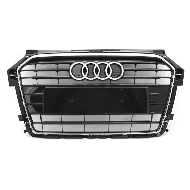 Original Audi A1 (8X) Facelift S-Line Kühlergrill Tuning Grill schwarz glänzend chrom Preiswert