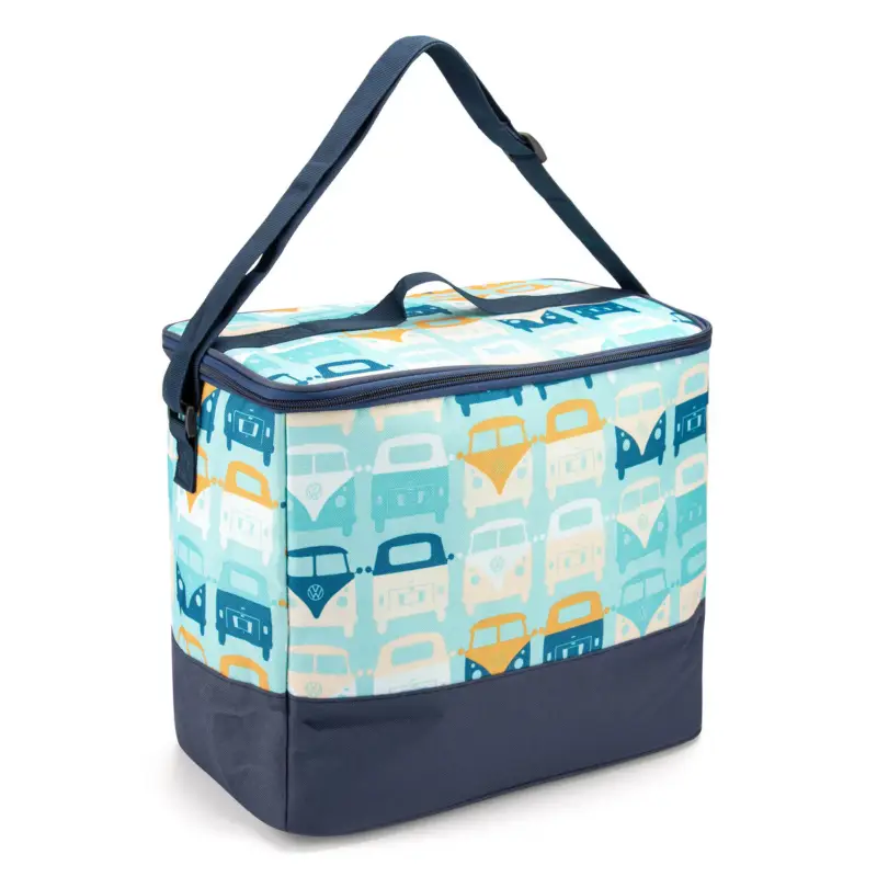 Must-Have VW T1 Bus Kühltasche 25L Tasche Bulli Picknick Motiv blau OL0155