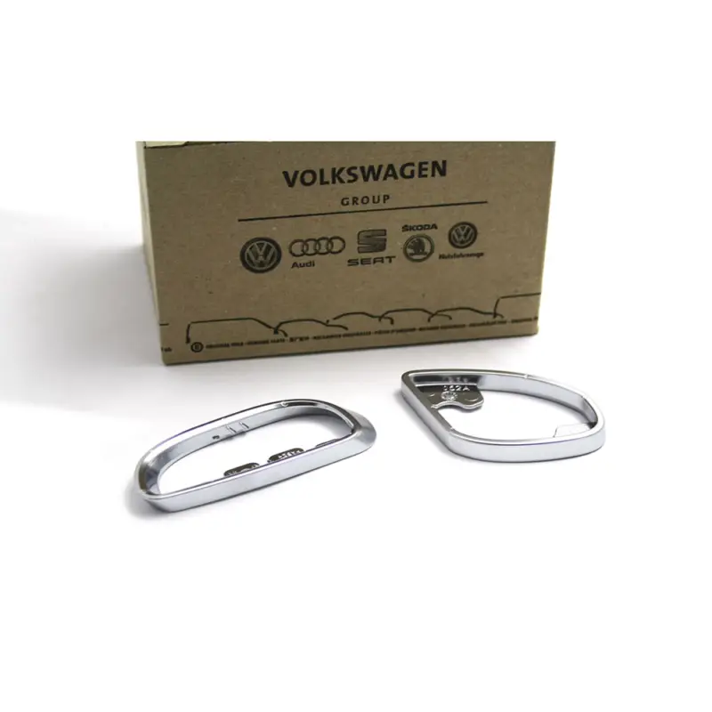 Online Kaufen Original VW Passat 3C B7 Satz Zierringe hinten rechts Zuziehgriff 2-tlg Aluminium