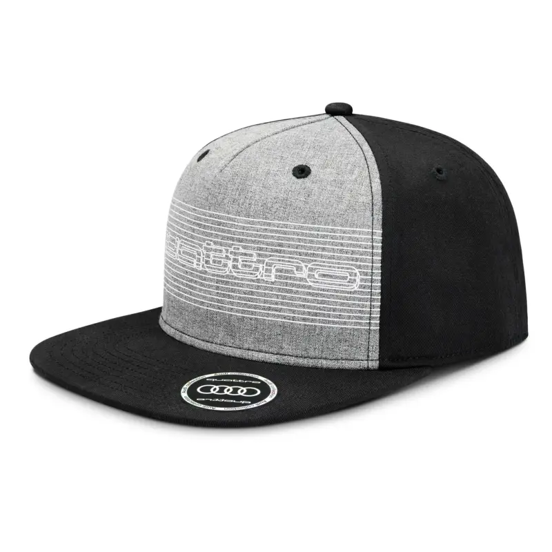 Highlight Original Audi Sport Snapback Cap quattro Basecap Baseballkappe Kappe schwarz 3132102500