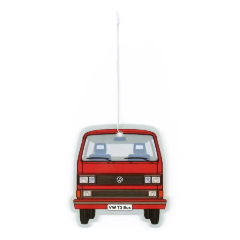 VW T3 Bus Lufterfrischer Wunderbaum Vanille rot T3AF01 Meistverkauft