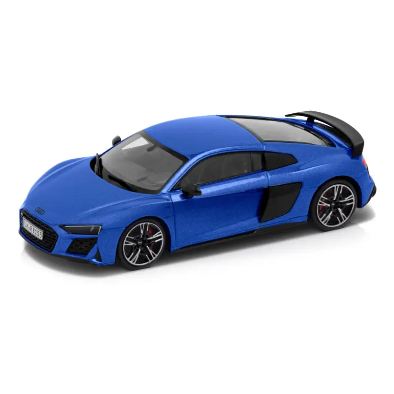 Sale Original Audi Sport Modellauto 1:43 Miniatur R8 Coupé blau Modell 5012118431