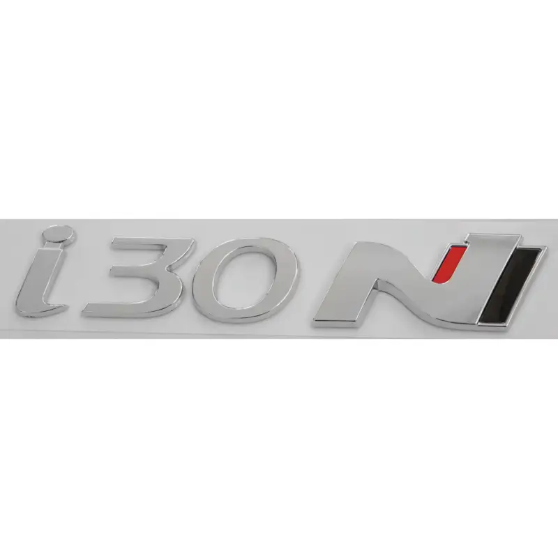 Bestpreis Original Hyundai i30N Schriftzug Aufkleber Heckklappe Emblem Logo chrom 86320S0700