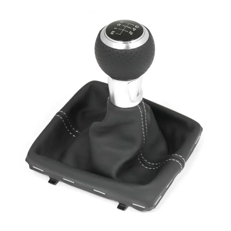 Abverkauf Original Audi Q2 S-line Schalthebelknopf Leder Schaltknauf 6-Gang schwarz