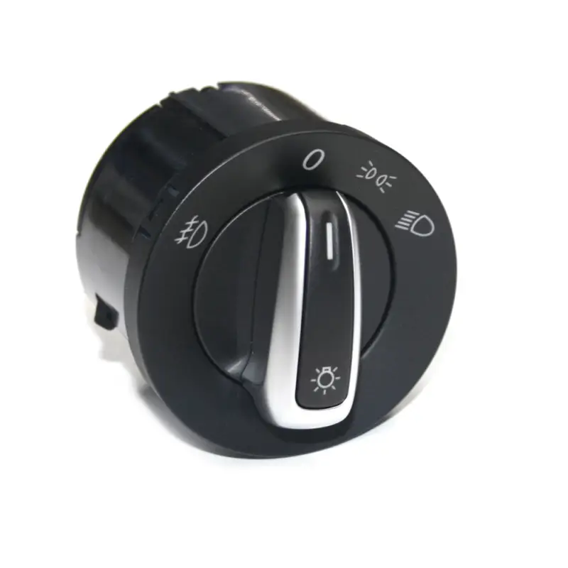 Original VW Lichtschalter mit Chrom Drehrad Stand Fahrlicht Nebelscheinwerfer Saisonangebot