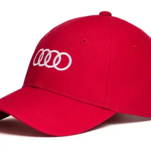 Original Audi Sport Baseballkappe Basecap rot Cap Ringe Logo 3131701010 Top-Preis