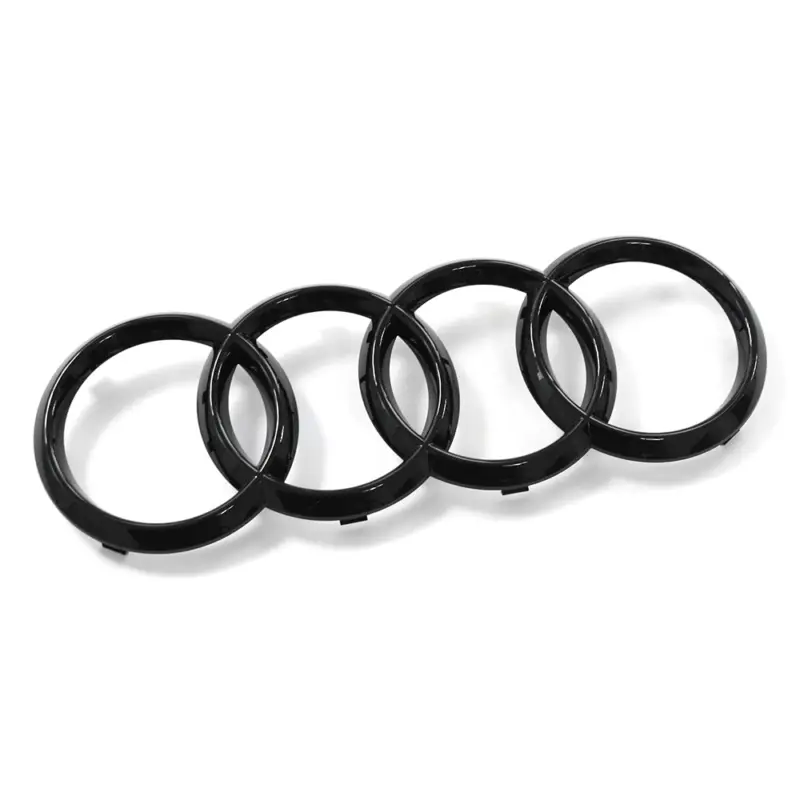 Neue Kollektion Original Audi Q3 Zeichen Kühlergrill Ringe Black Edition Emblem Blackline Logo schwarz