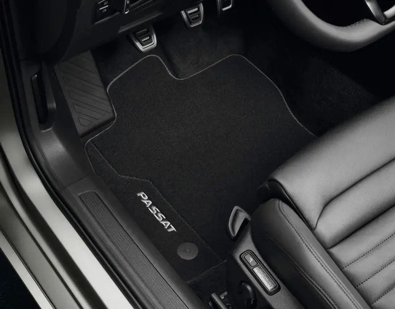 VW Passat (B8) Original Textilfußmatten Premium Komplettsatz, vorn + hinten, Velours Direktkauf