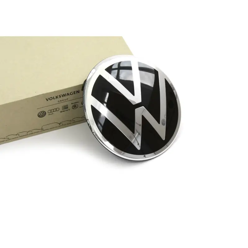 Knallerangebot Original VW Emblem vorn Kühlergrill Zeichen up! Facelift Logo chrom schwarz 150mm