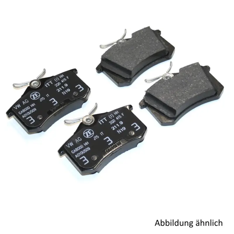 Neu Im Sortiment Original VW Bremsbeläge Hinterachse Bremsen hinten Scheibenbremsen Beläge 2Q0698451A