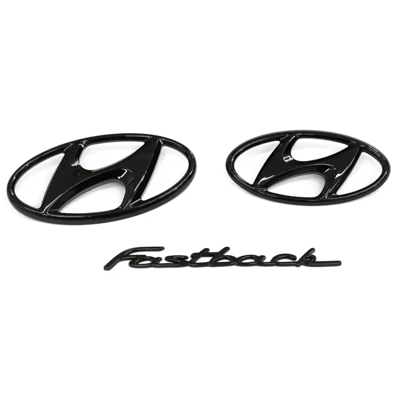 Original Hyundai i30 Fastback N Logo Emblem 3-teilig Schriftzug schwarz 9999Z057157 Meistverkauft
