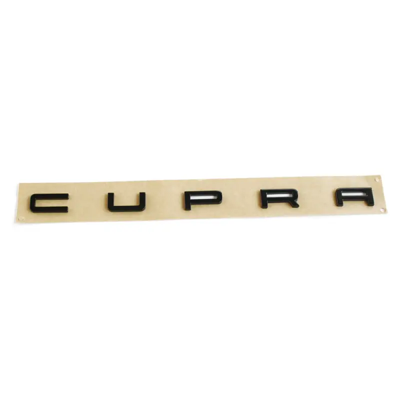 Original Seat Leon (5F) Cupra Schriftzug hinten Heckklappe Tuning Emblem schwarz glänzend Must-Have