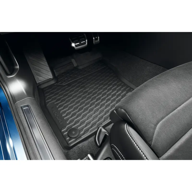 VW Passat (B8) Original Gummifußmatten, Komplettsatz vorn + hinten, Allwettermatten Gummi Fußmatten Expressversand