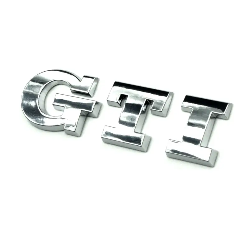 Original VW Polo 5 (6R/6C) GTI Schriftzug hinten Emblem Heckklappe Logo chrom Must-Have