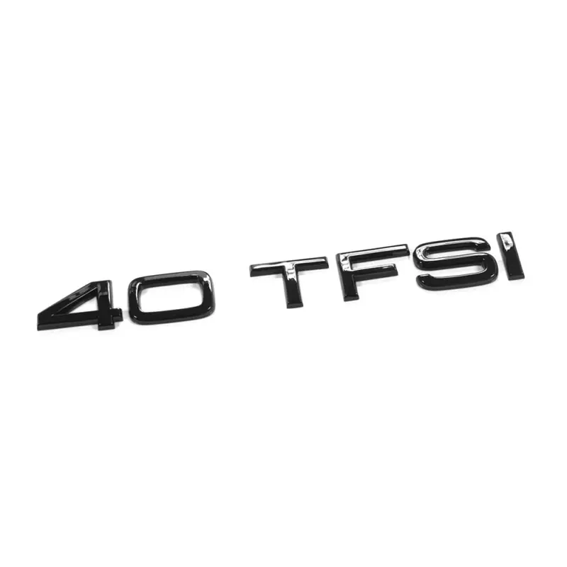 Original Audi 40 TFSI Schriftzug schwarz Tuning Exclusive Black Edition Heckklappe Emblem Preis Gesenkt