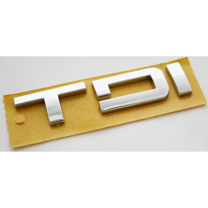 Original Seat TDI Schriftzug hinten Heckklappe Emblem Logo Zeichen chrom Neu Im Sortiment