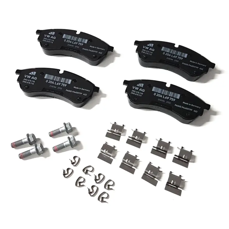 Original VW Bremsbeläge vorn Bremsen Beläge Vorderachse Scheibenbremsen 2N0698151 Nur Heute