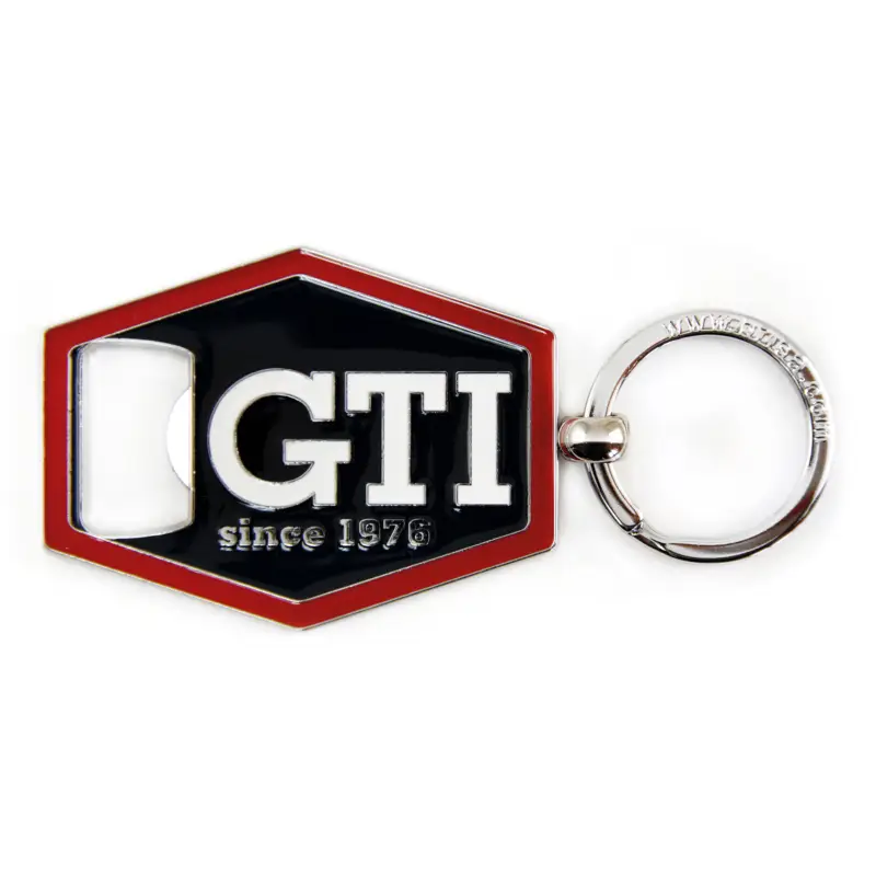 VW GTI Schlüsselanhänger Flaschenöffner Sechseck Keyring GTIKH42 Top-Seller