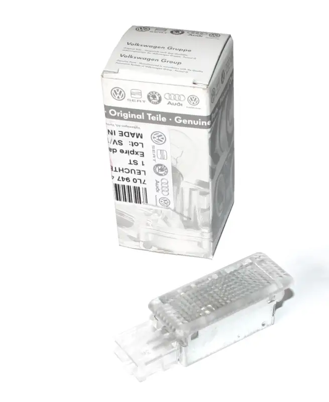 Handschuhfach Leuchte klar Handschuhfachdeckel Original VW Lampe 7L0947415 Expressversand