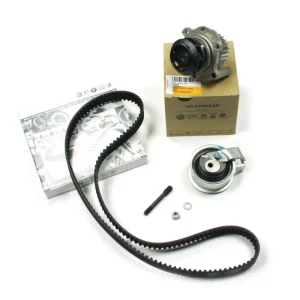 Neue Ware Original VW Polo 4 (9N3) GTI Zahnriemensatz Wasserpumpe Spannrolle 1.8T